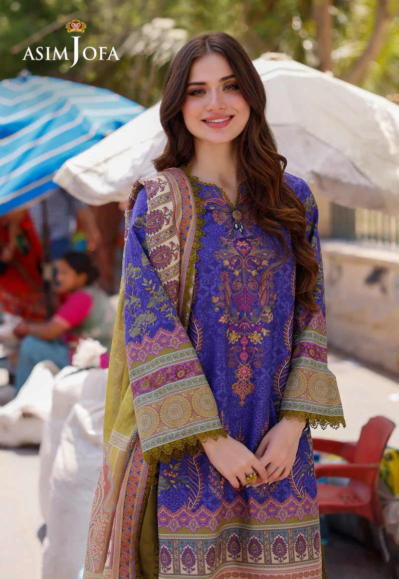 AJPL-03 PRINTED ARABIC LAWN 3 PCS - Image 6