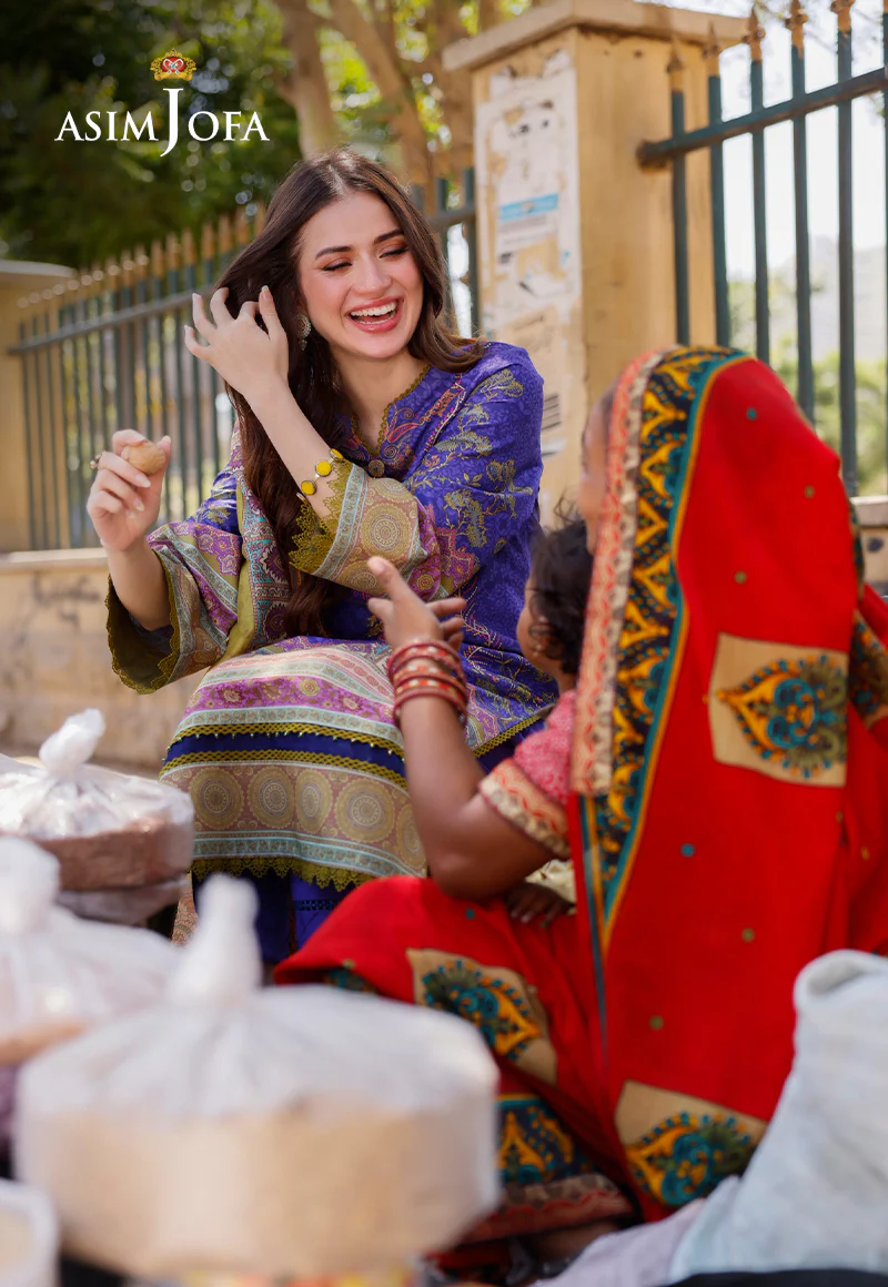 AJPL-03 PRINTED ARABIC LAWN 3 PCS - Image 9