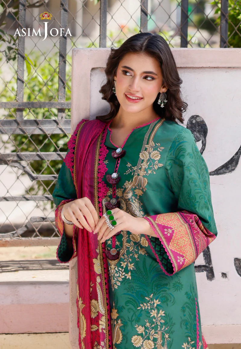 AJPL-04 PRINTED ARABIC LAWN 3 PCS - Image 5