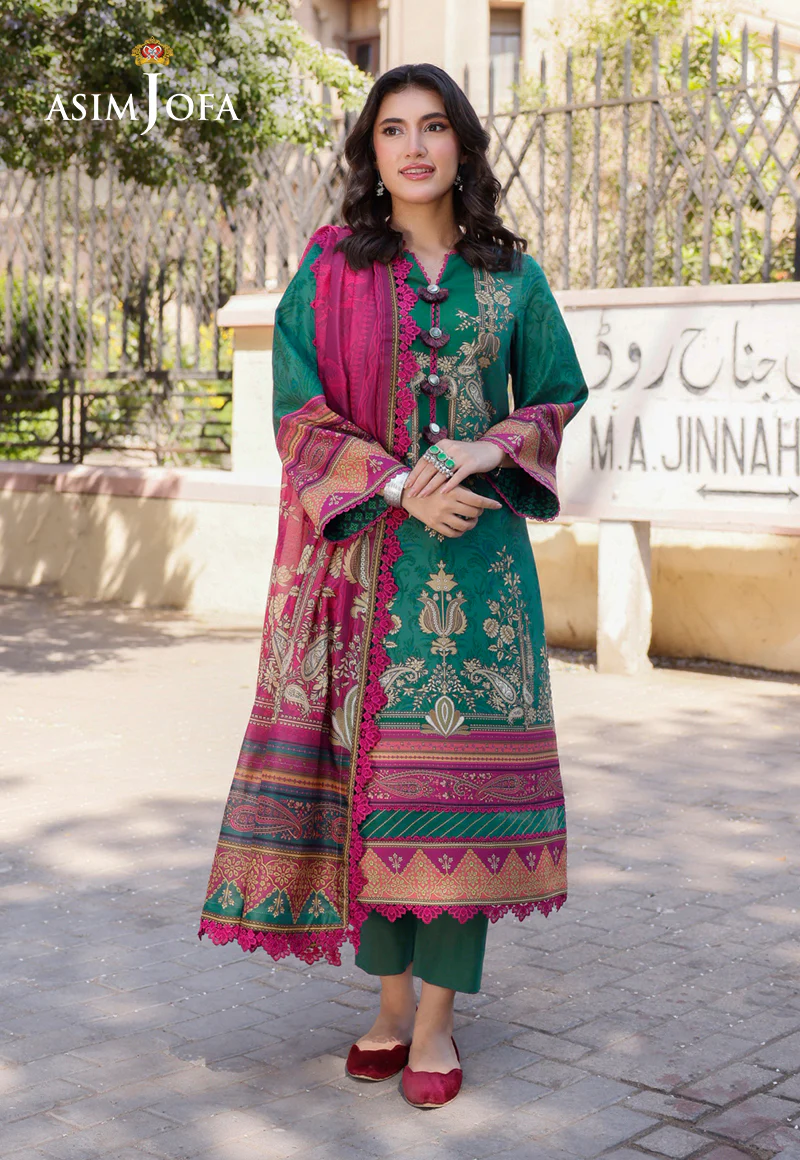 AJPL-04 PRINTED ARABIC LAWN 3 PCS - Image 7