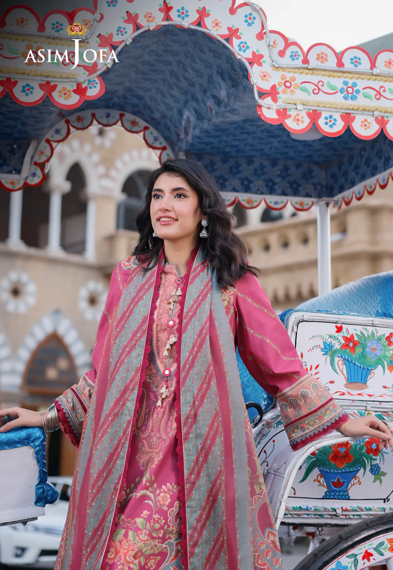 AJPL-14 PRINTED ARABIC LAWN 3 PCS - Image 10