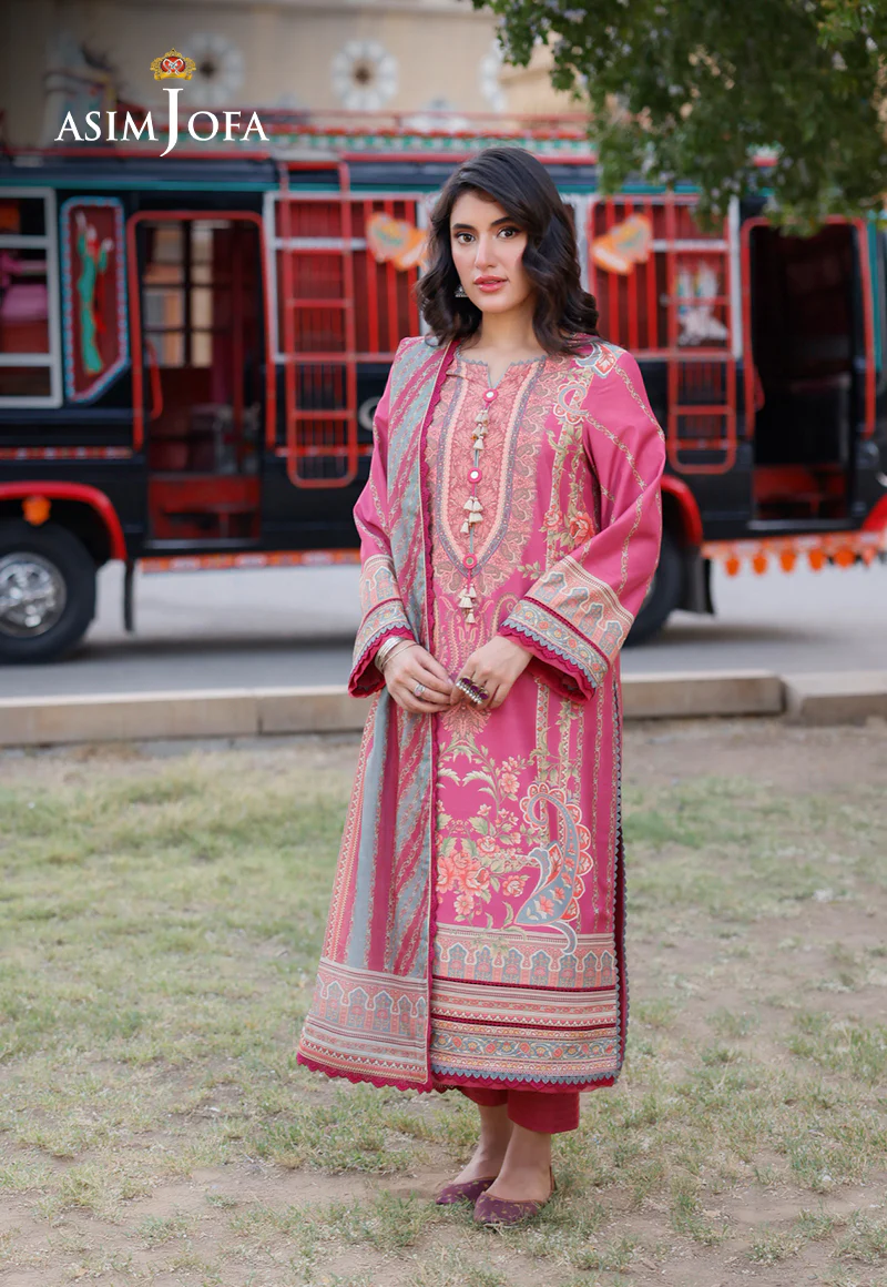 AJPL-14 PRINTED ARABIC LAWN 3 PCS - Image 11