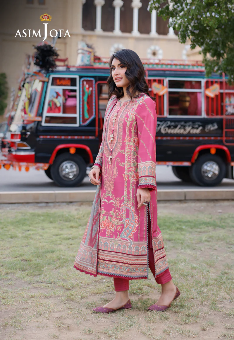 AJPL-14 PRINTED ARABIC LAWN 3 PCS - Image 3