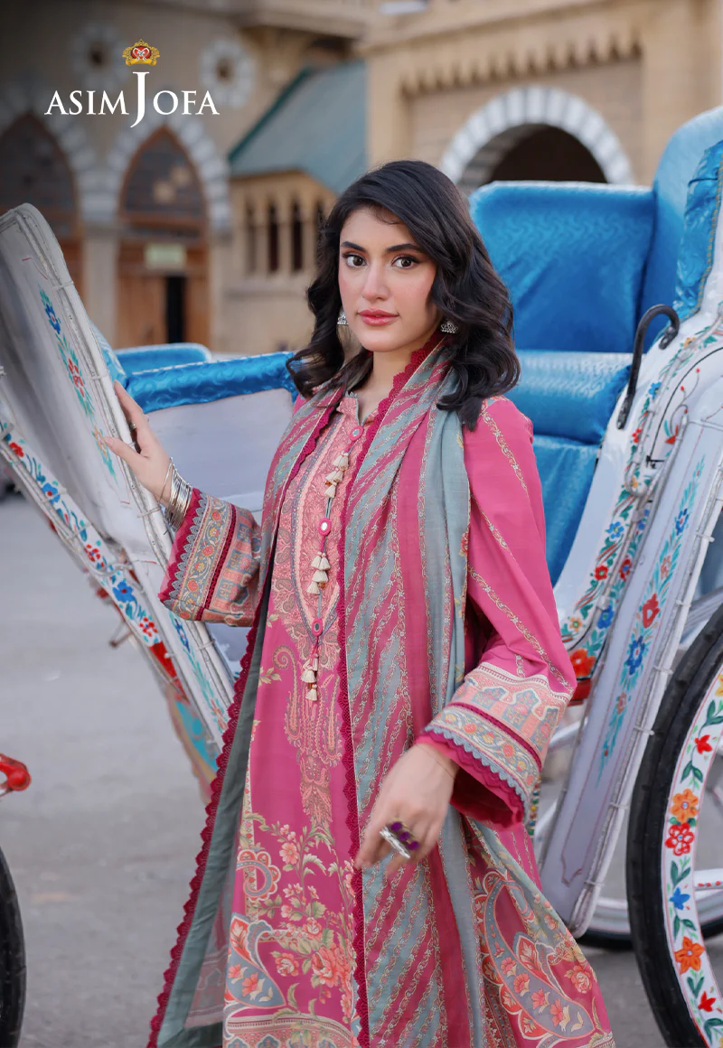 AJPL-14 PRINTED ARABIC LAWN 3 PCS - Image 5