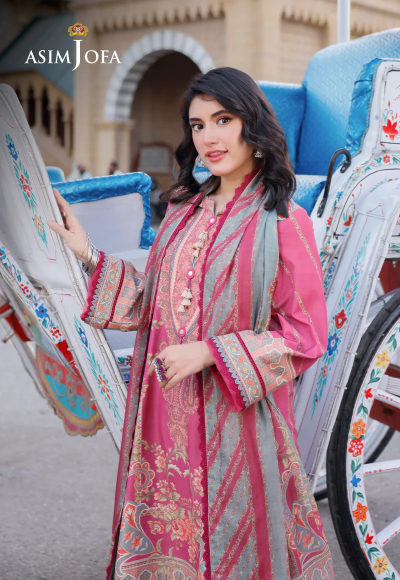 AJPL-14 PRINTED ARABIC LAWN 3 PCS - Image 6