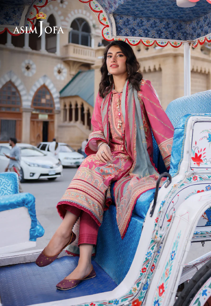 AJPL-14 PRINTED ARABIC LAWN 3 PCS - Image 8