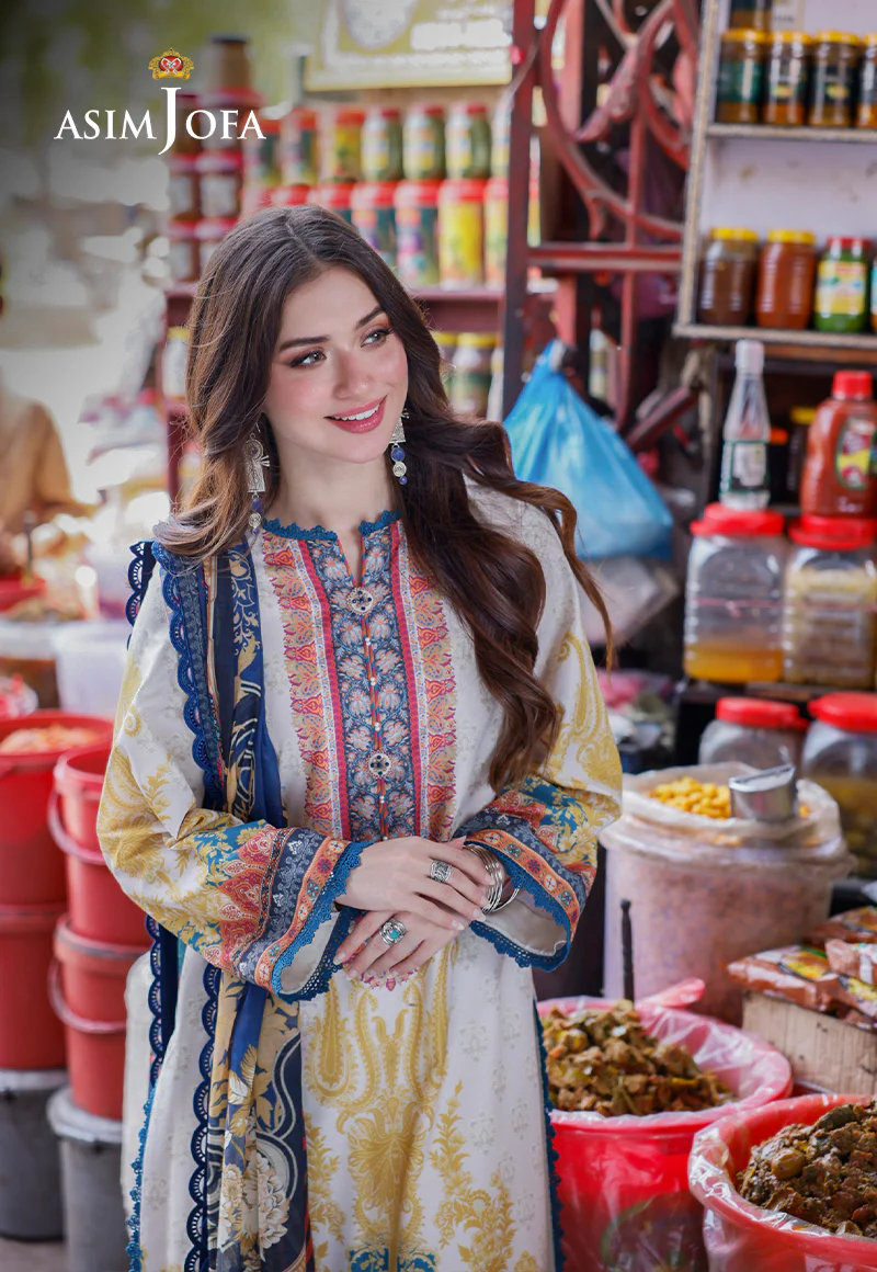 AJPL-18 PRINTED ARABIC LAWN 3 PCS - Image 10