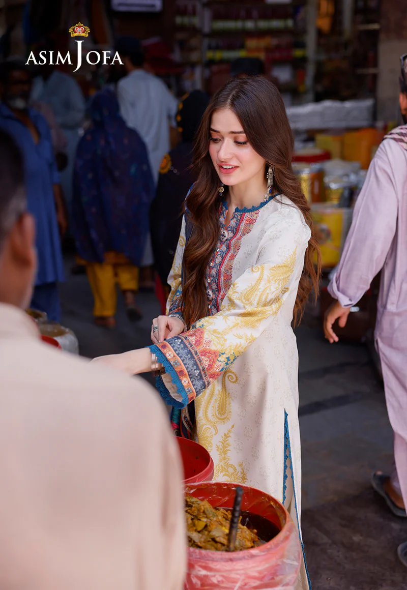 AJPL-18 PRINTED ARABIC LAWN 3 PCS - Image 4