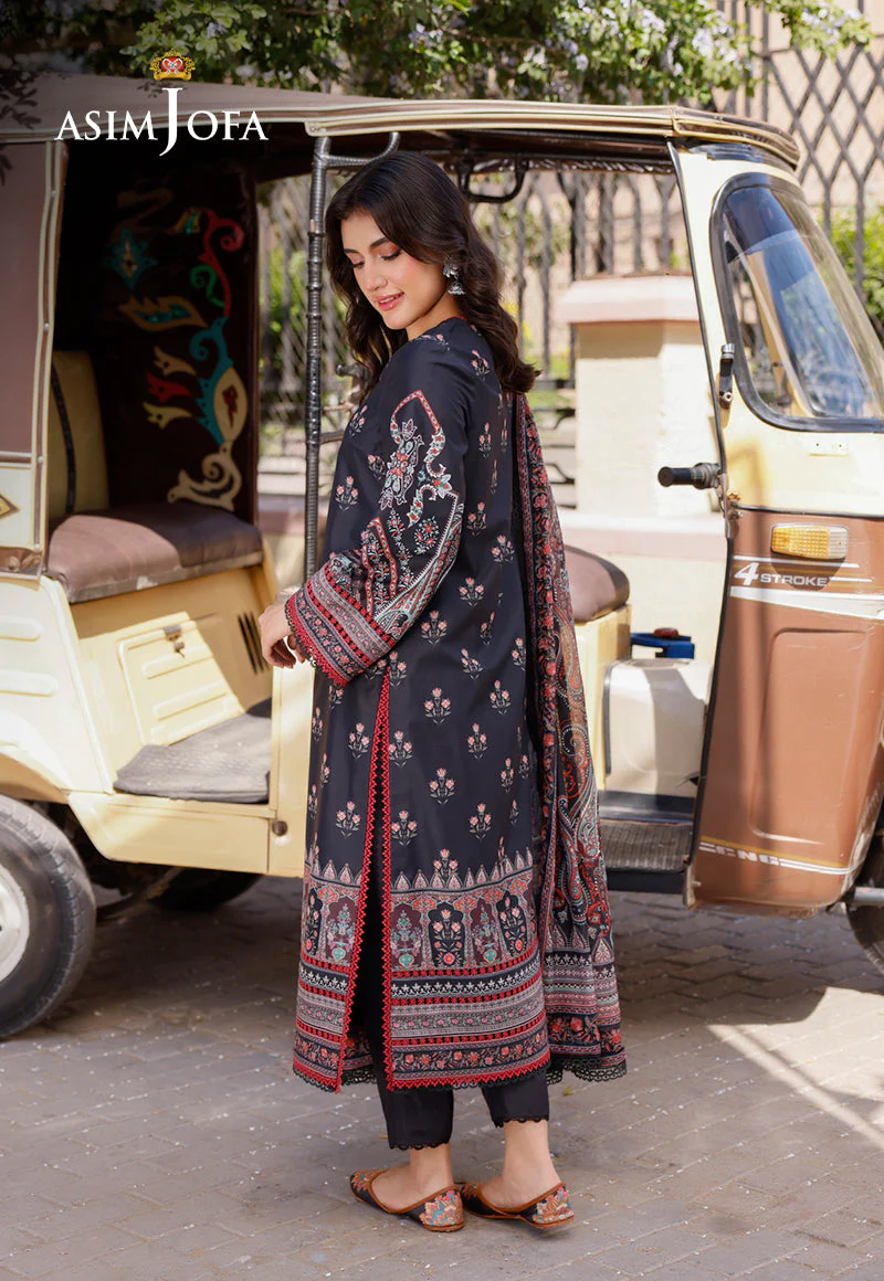 AJPLD-19 PRINTED ARABIC LAWN 3 PCS - Image 2