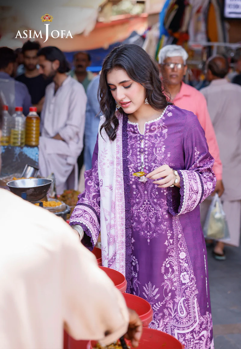 AJPL-20 PRINTED ARABIC LAWN 3 PCS - Image 6