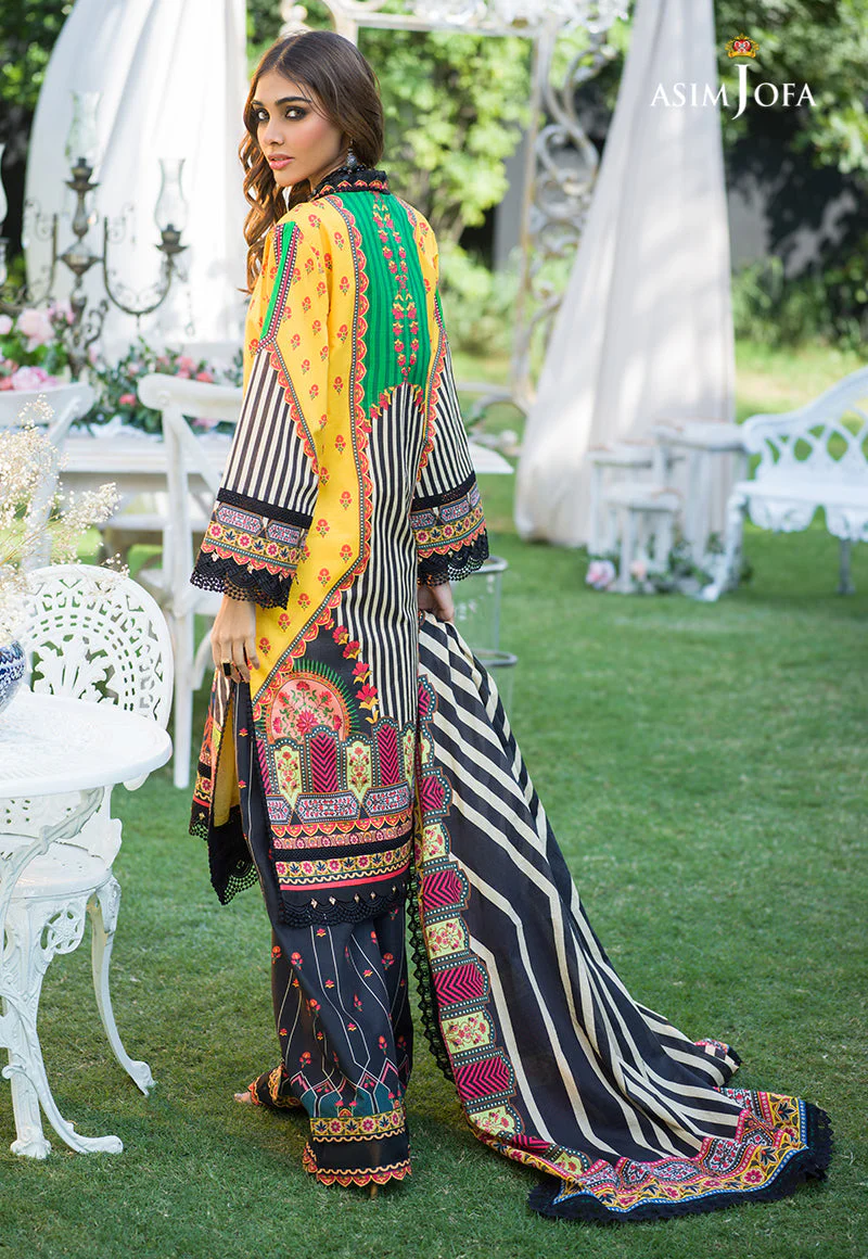 AJPR-03 PRINTED LAWN 3 PCS - Image 4