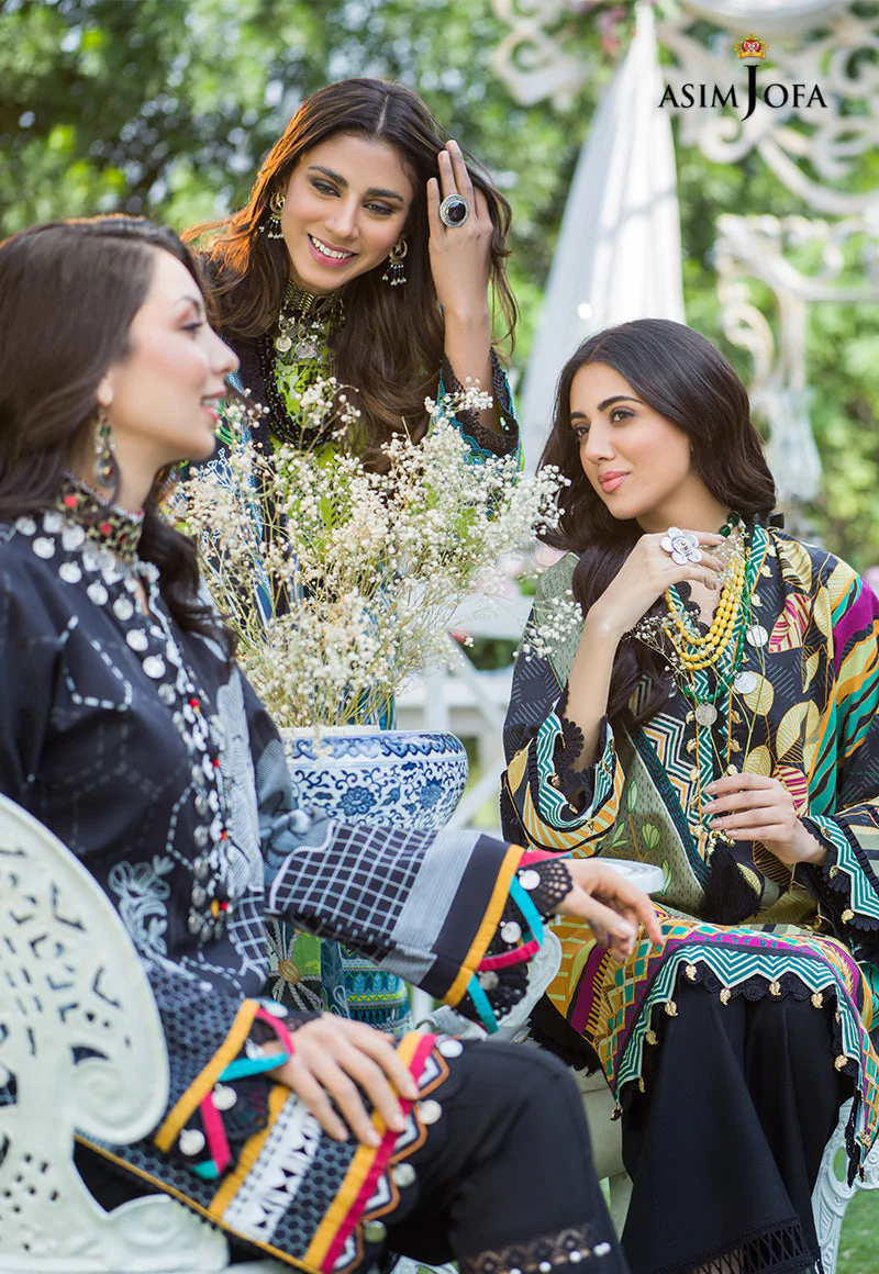 AJPR-28 EMBROIDERED LAWN 1 PC - Image 8