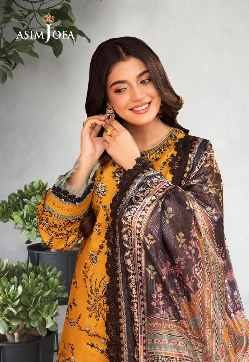 AJRA-07 EMBROIDERED LAWN  3 PCS - Image 3