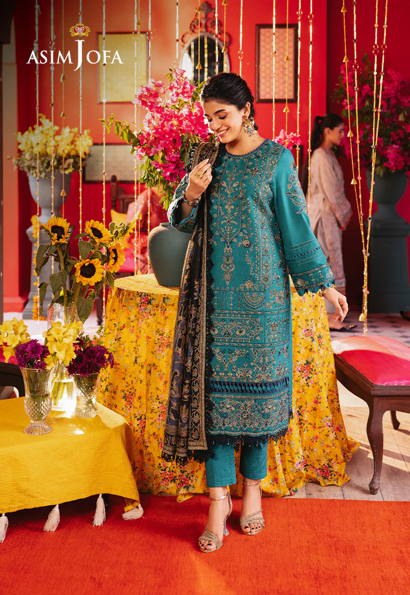 AJRA-21 EMBROIDERED JACQUARD 3 PCS - Image 4