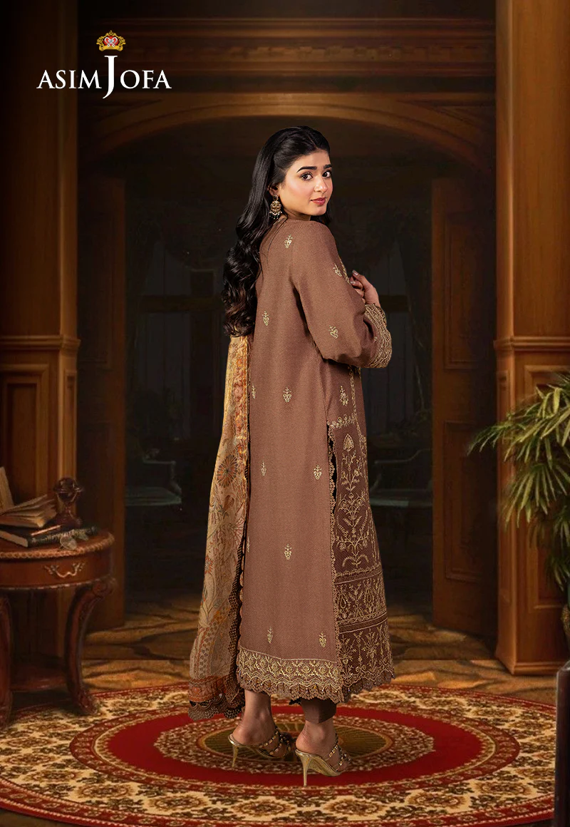 AJRA-28 EMBROIDERED JACQUARD 3 PCS - Image 2