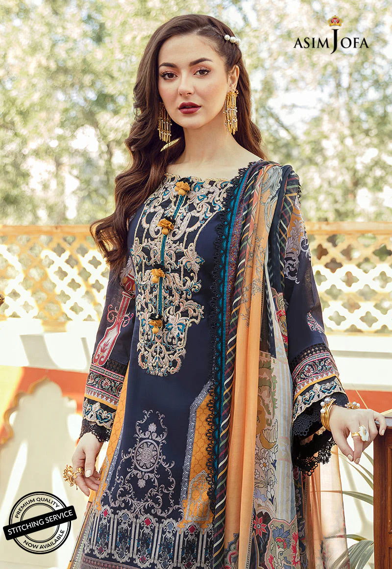 AJRL-18 EMBROIDERED LAWN 3 PCS - Image 2