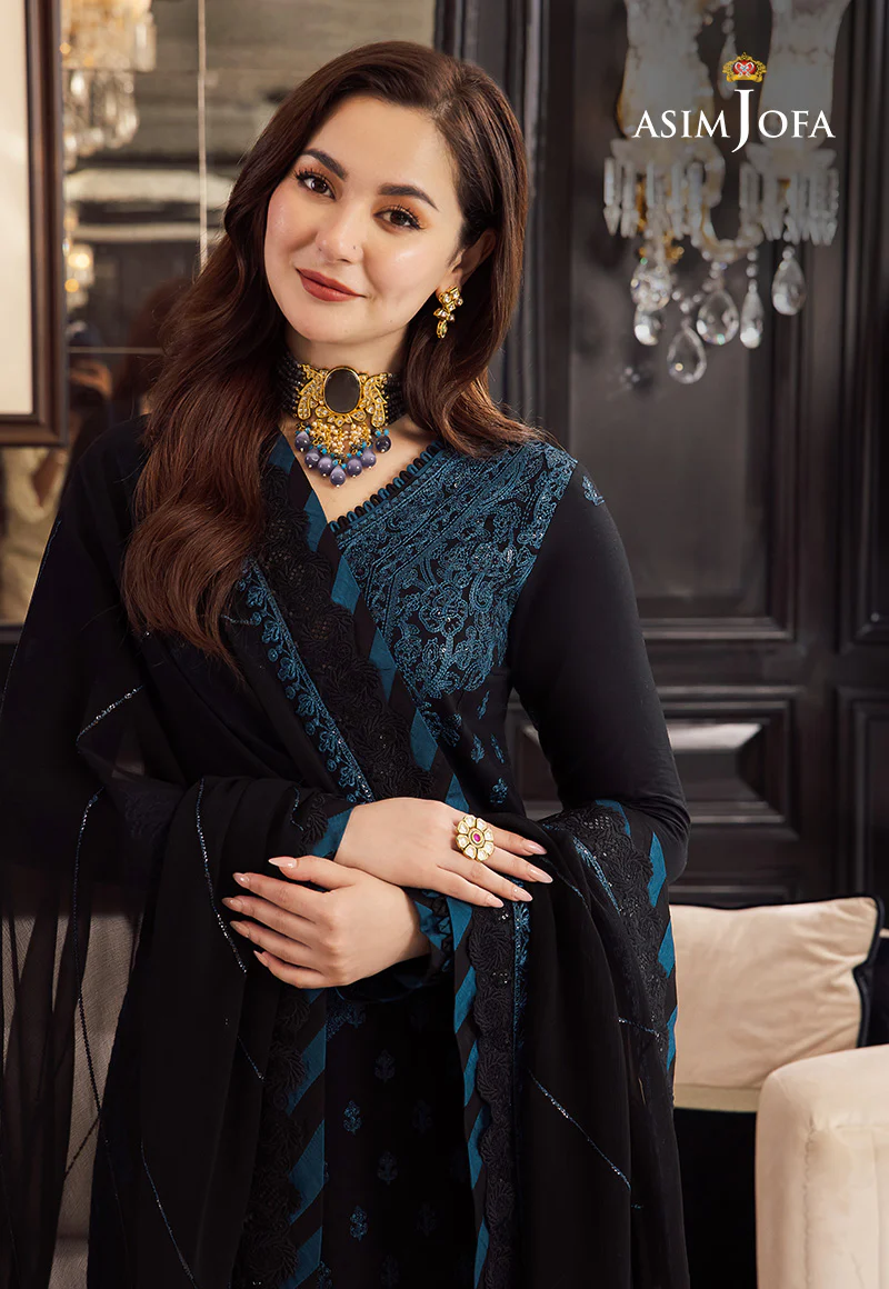AJRN-02 EMBROIDERED LAWN SILK 3 PCS - Image 7