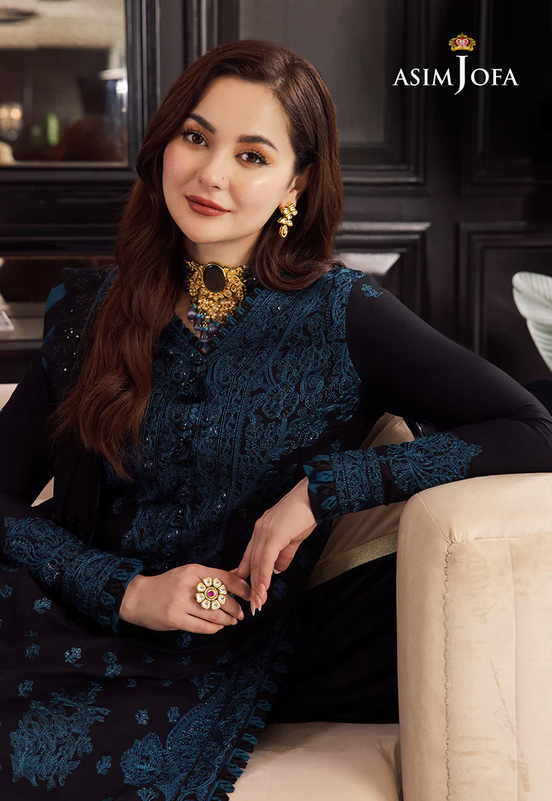 AJRN-02 EMBROIDERED LAWN SILK 3 PCS - Image 8