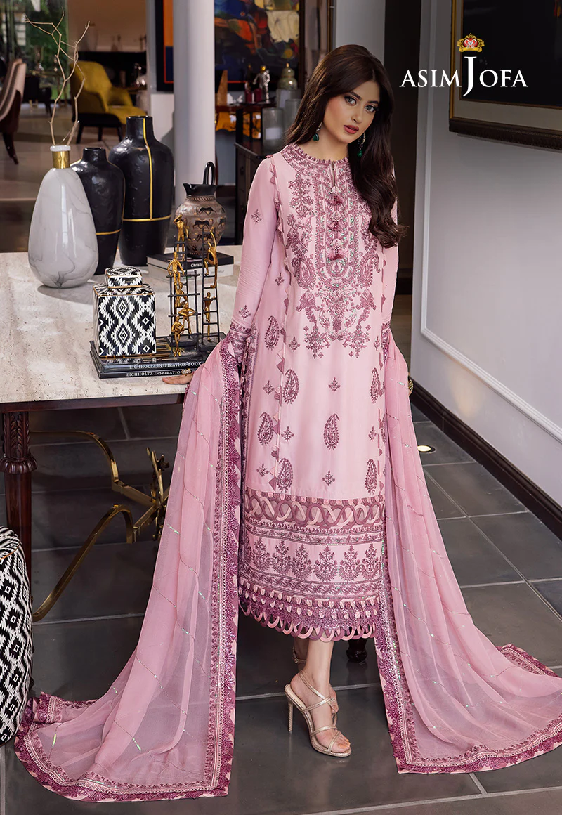 AJRN-03 EMBROIDERED PAPER COTTON 3 PCS - Image 5