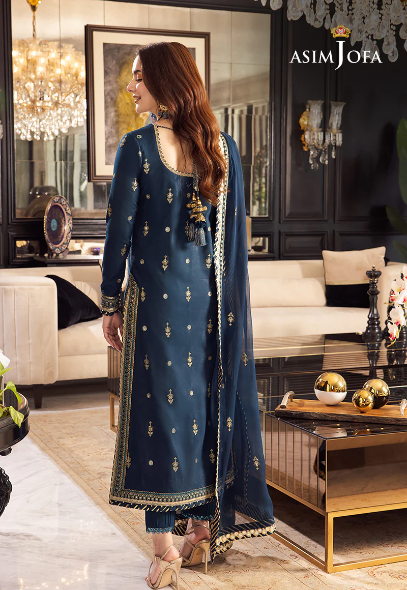 AJRN-10 EMBROIDERED LAWN SILK 3 PCS - Image 2