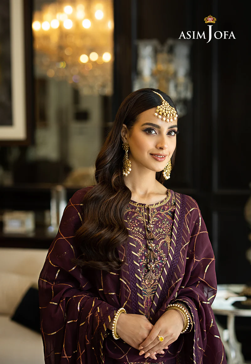 AJRN-13 EMBROIDERED LAWN SILK 3 PCS - Image 4