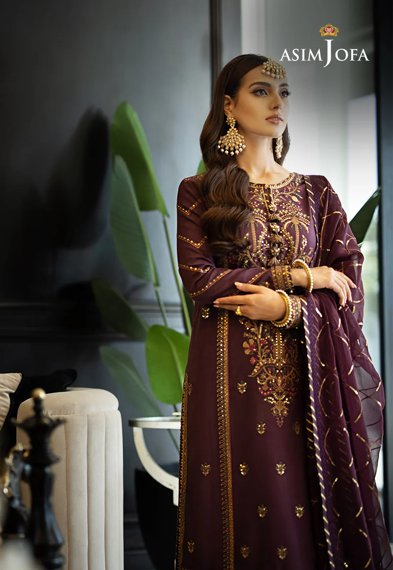 AJRN-13 EMBROIDERED LAWN SILK 3 PCS - Image 7