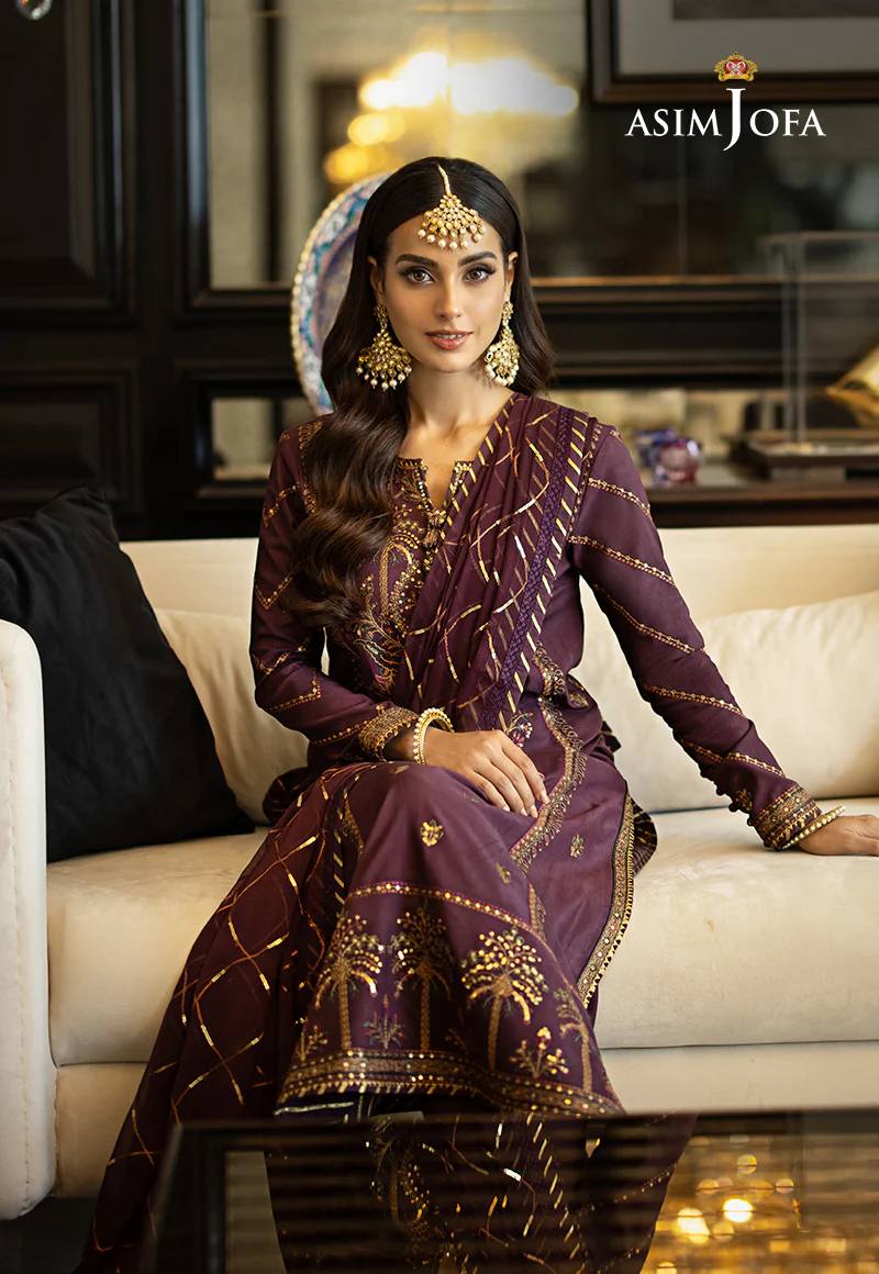 AJRN-13 EMBROIDERED LAWN SILK 3 PCS - Image 8