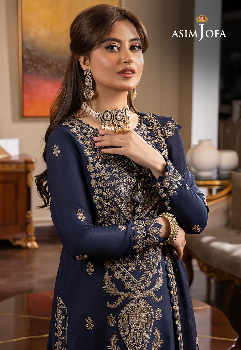 AJRN-16 EMBROIDERED LAWN SILK 3 PCS - Image 5