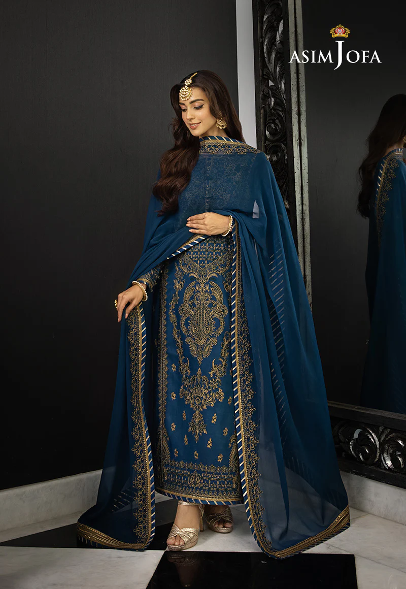 AJRN-17 EMBROIDERED LAWN SILK 3 PCS - Image 2