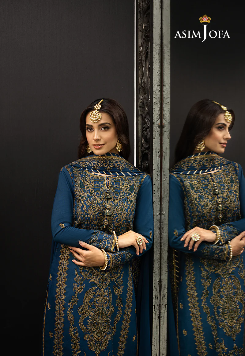 AJRN-17 EMBROIDERED LAWN SILK 3 PCS - Image 8