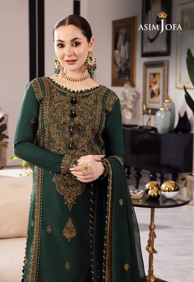 AJRN-18 EMBROIDERED LAWN SILK 3 PCS - Image 6