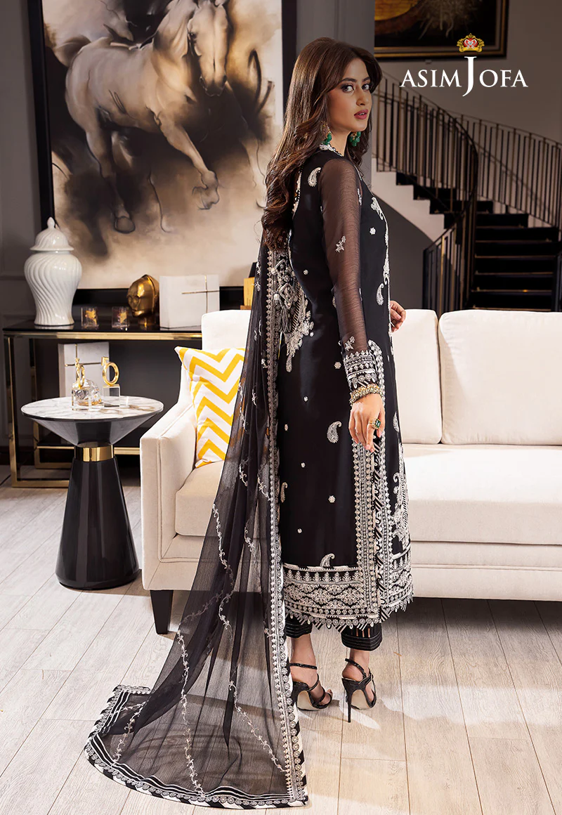 AJRN-19 EMBROIDERED CHIFFON 3 PCS - Image 2