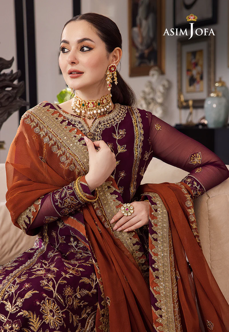 AJRN-23 EMBROIDERED CHIFFON 3 PCS - Image 10