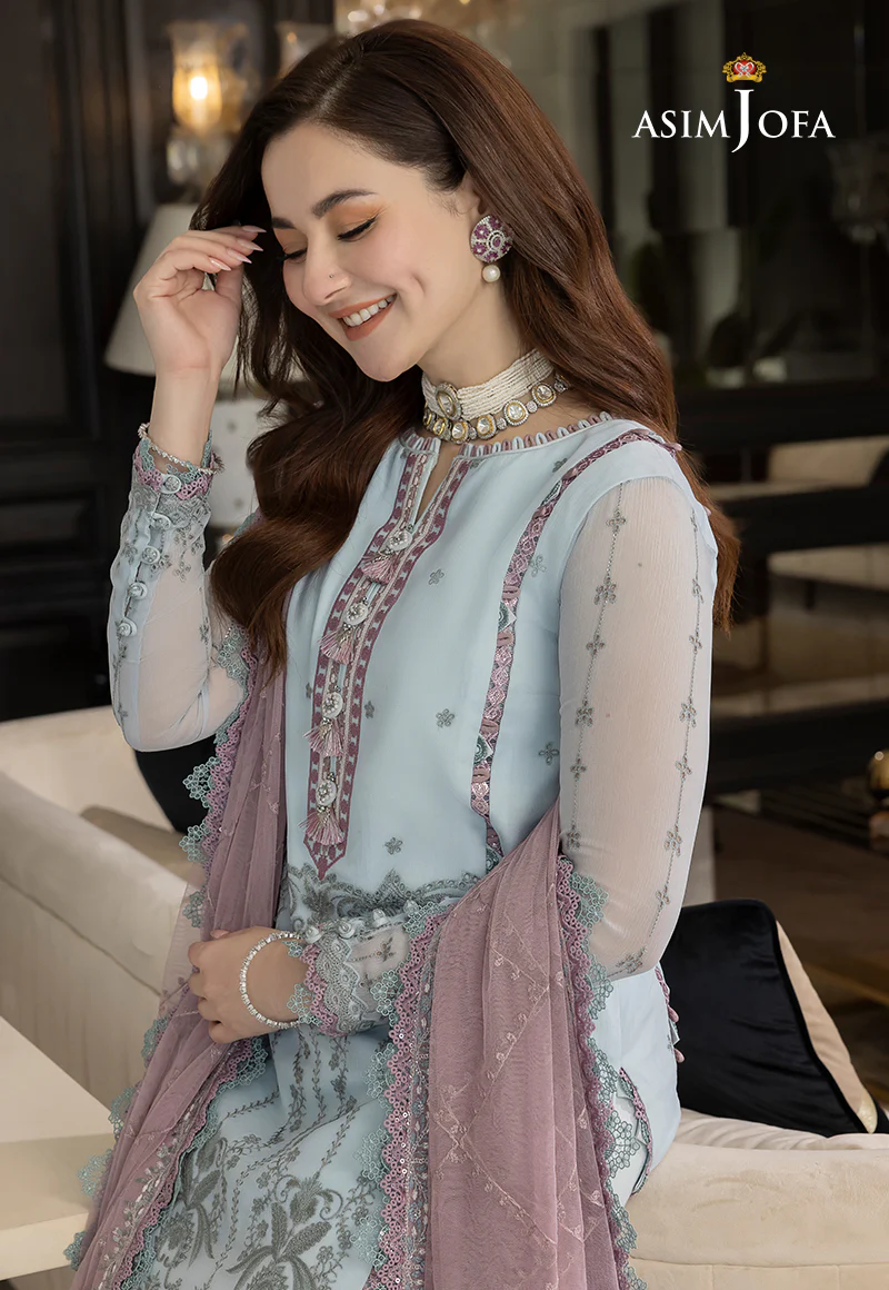 AJRN-24 EMBROIDERED CHIFFON 3 PCS - Image 10