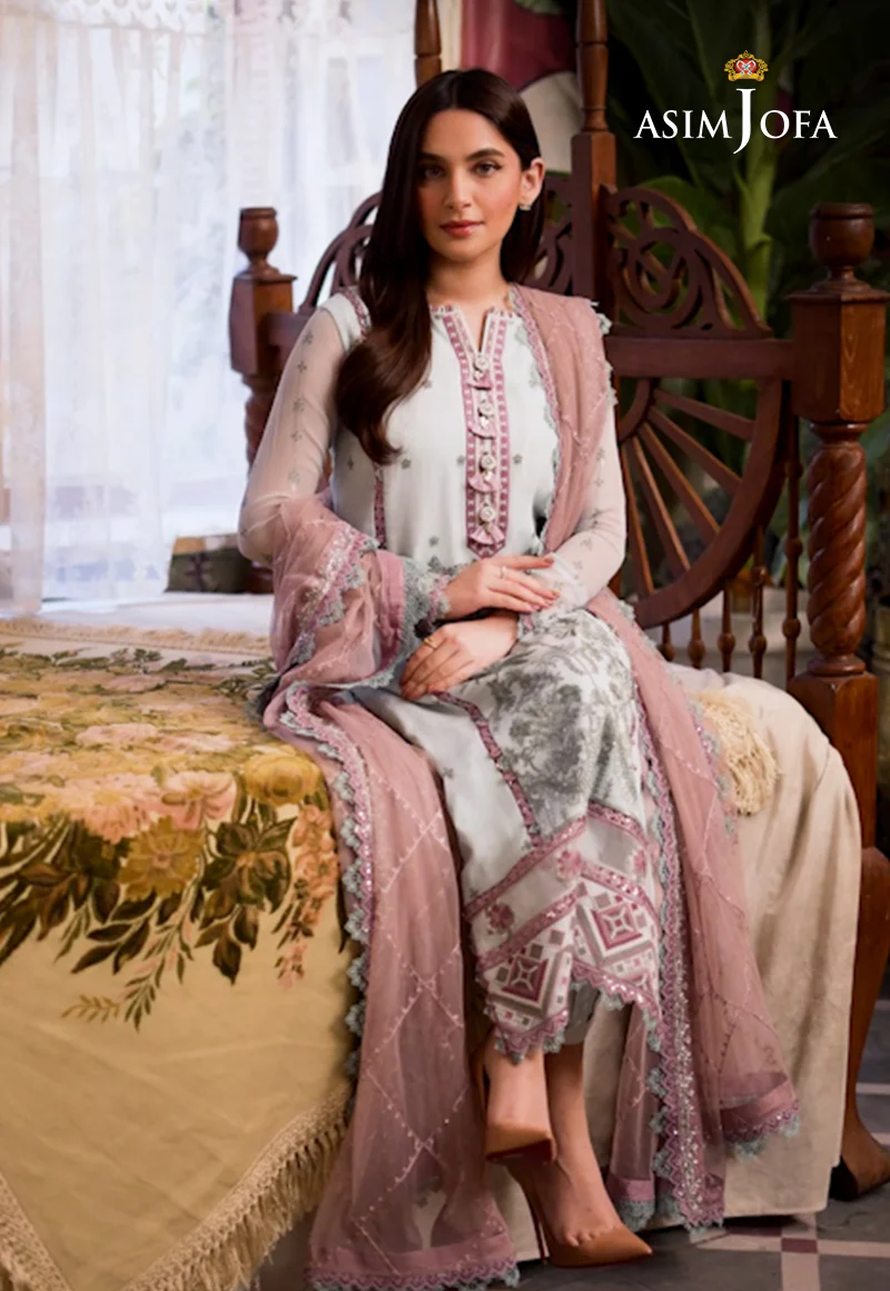 AJRN-24 EMBROIDERED CHIFFON 3 PCS - Image 11