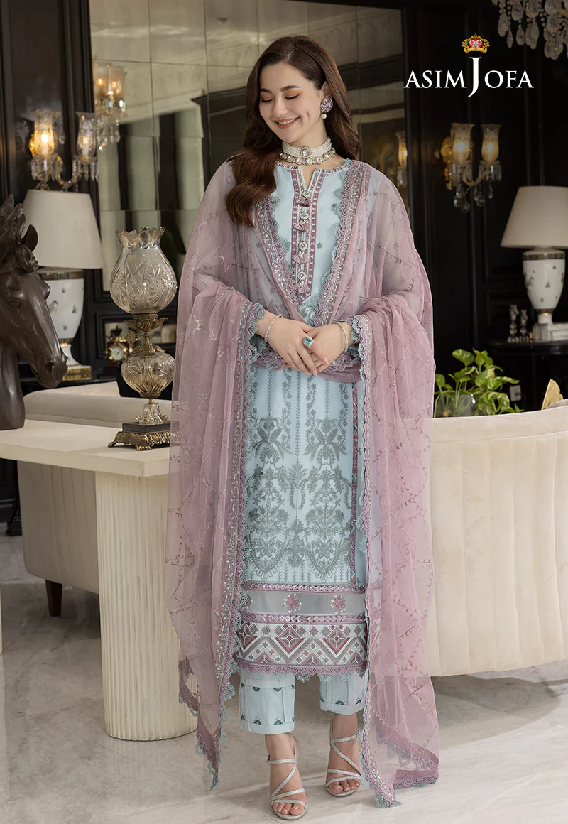 AJRN-24 EMBROIDERED CHIFFON 3 PCS - Image 6