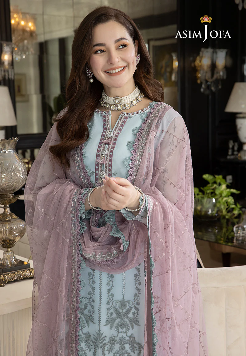 AJRN-24 EMBROIDERED CHIFFON 3 PCS - Image 7
