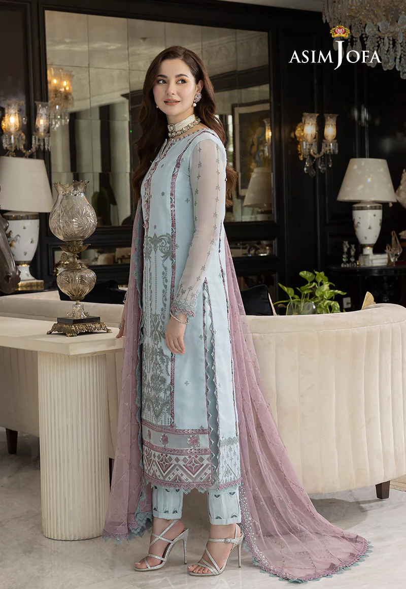AJRN-24 EMBROIDERED CHIFFON 3 PCS - Image 8