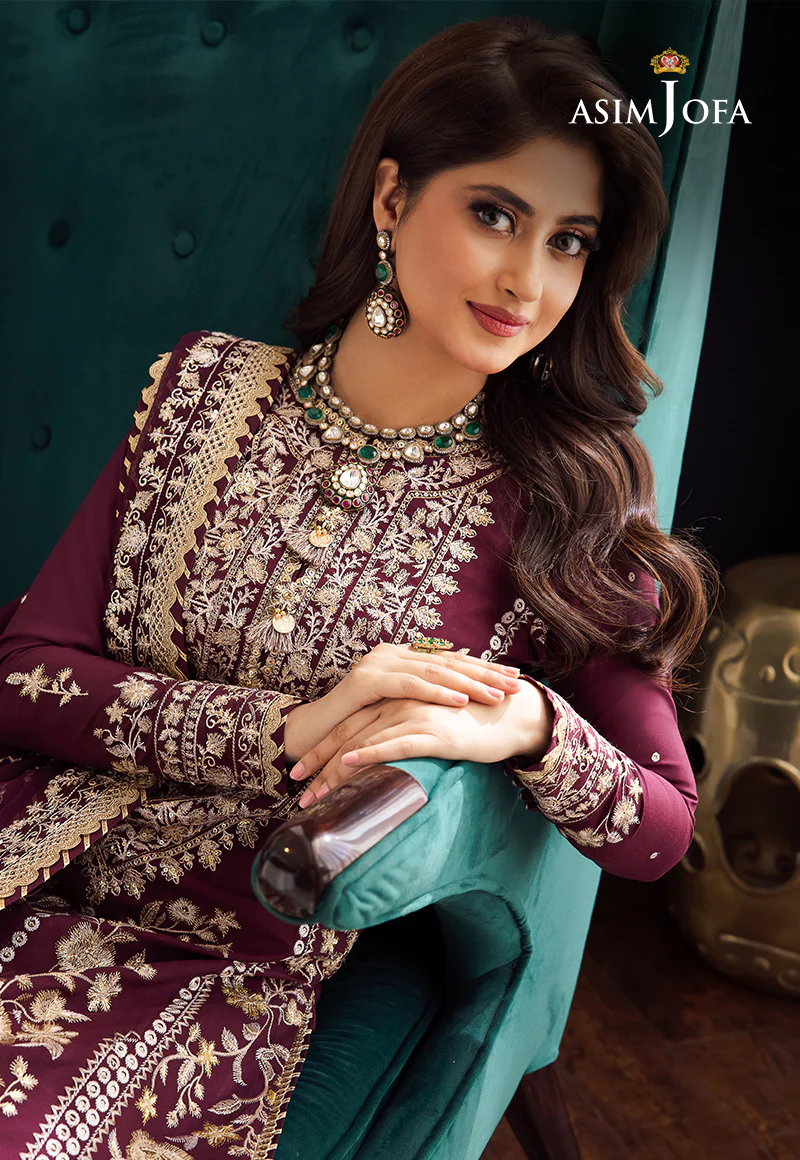 AJRN-25 EMBROIDERED LAWN SILK 3 PCS - Image 10