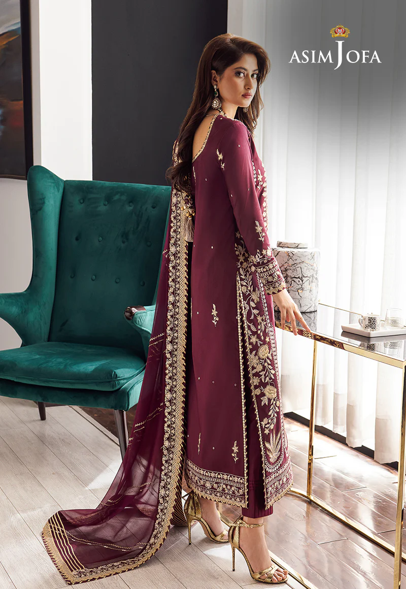 AJRN-25 EMBROIDERED LAWN SILK 3 PCS - Image 2