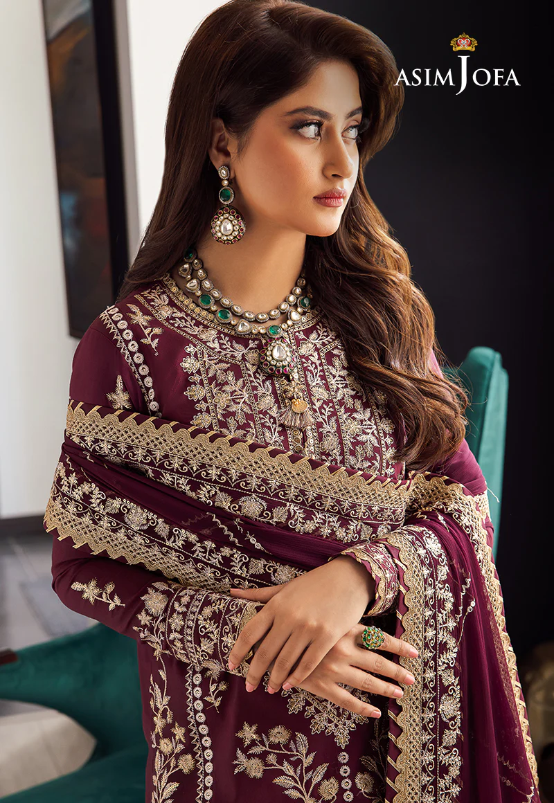 AJRN-25 EMBROIDERED LAWN SILK 3 PCS - Image 7