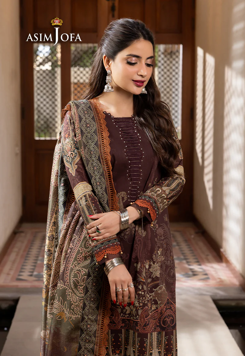 AJRW-19 PRINTED PREMIUM WINTER COTTON 3 PCS - Image 9