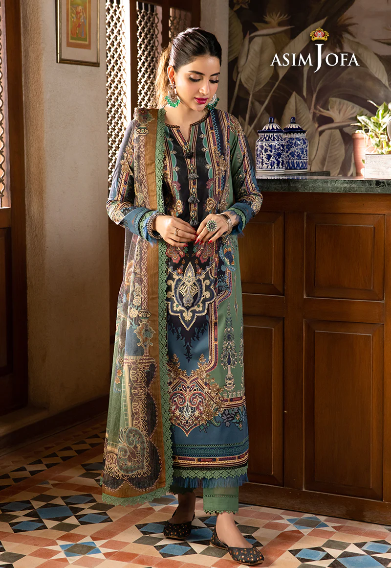 AJRW-24 PRINTED PREMIUM WINTER COTTON 3 PCS - Image 9