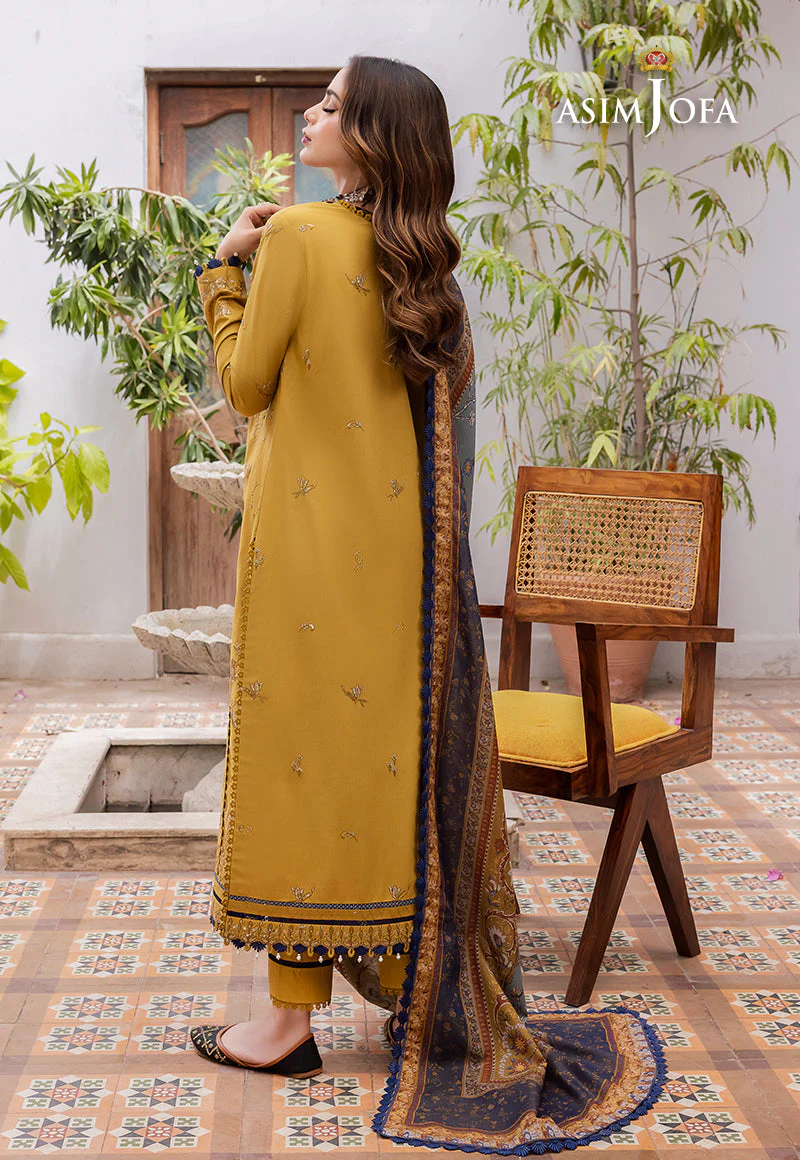 AJRW-29 DESIGNERS STITCHED PREMIUM WINTER COTTON 3 PCS - Image 2