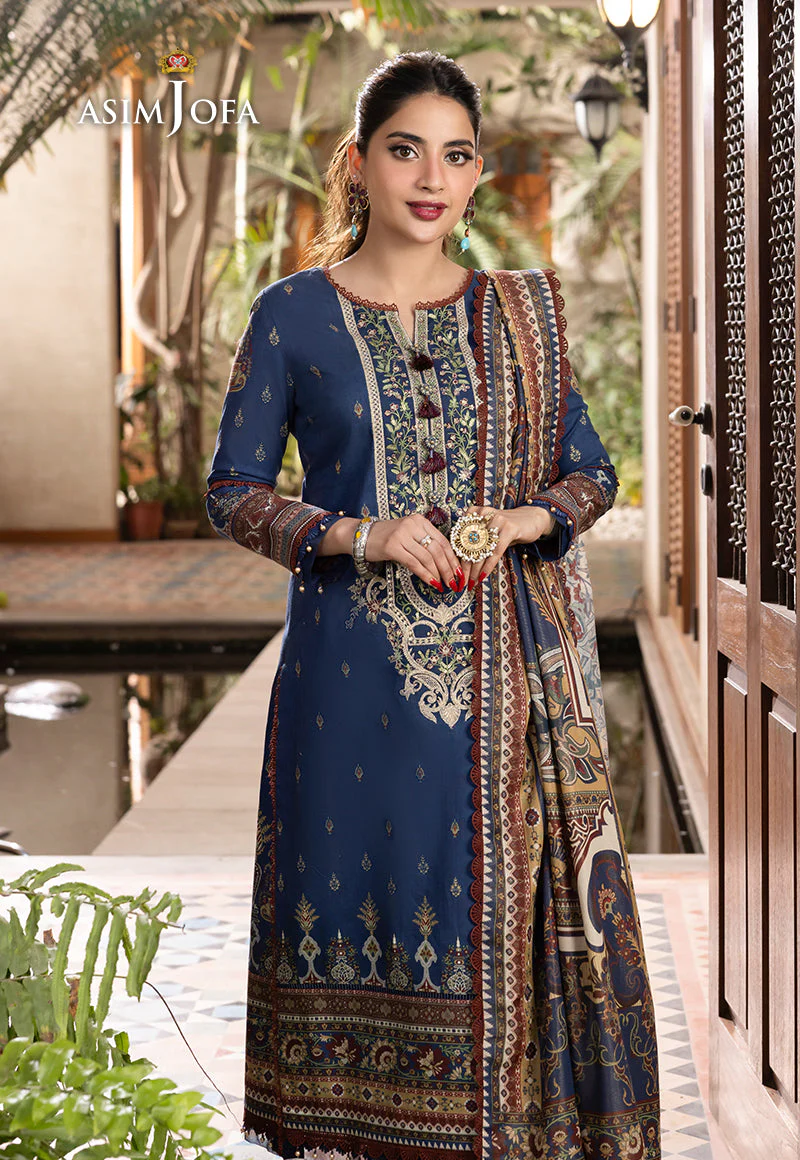 AJRWP-05 PRINTED PREMIUM WINTER COTTON STITCHED 3 PCS - Image 2