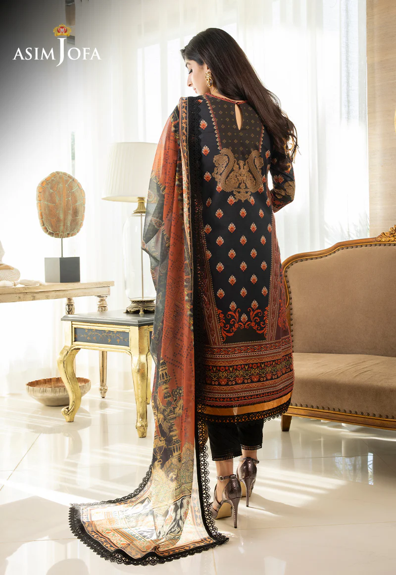 AJS-01 EMBROIDERED LAWN 3 PCS - Image 2