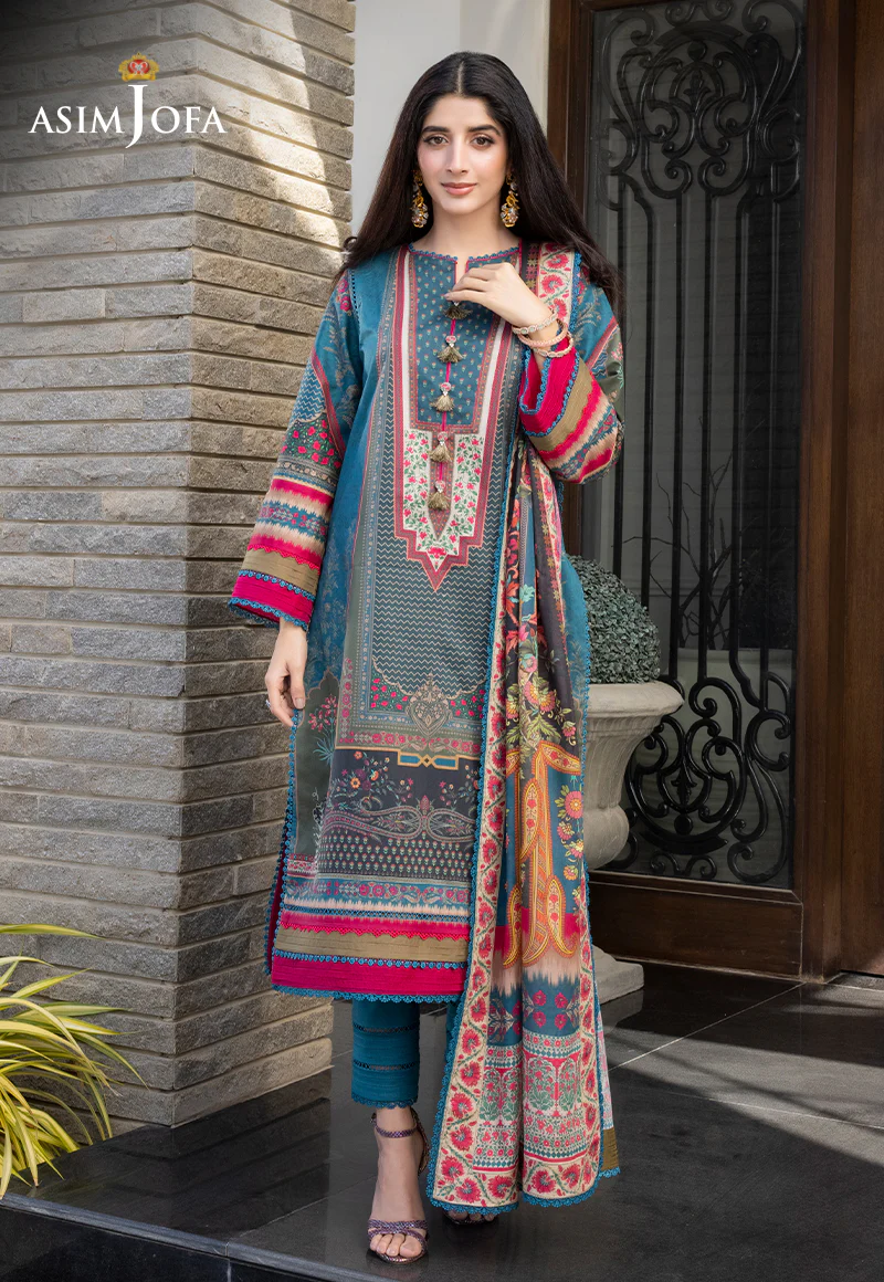 AJS-03 PRINTED LAWN 2 PCS - Image 4