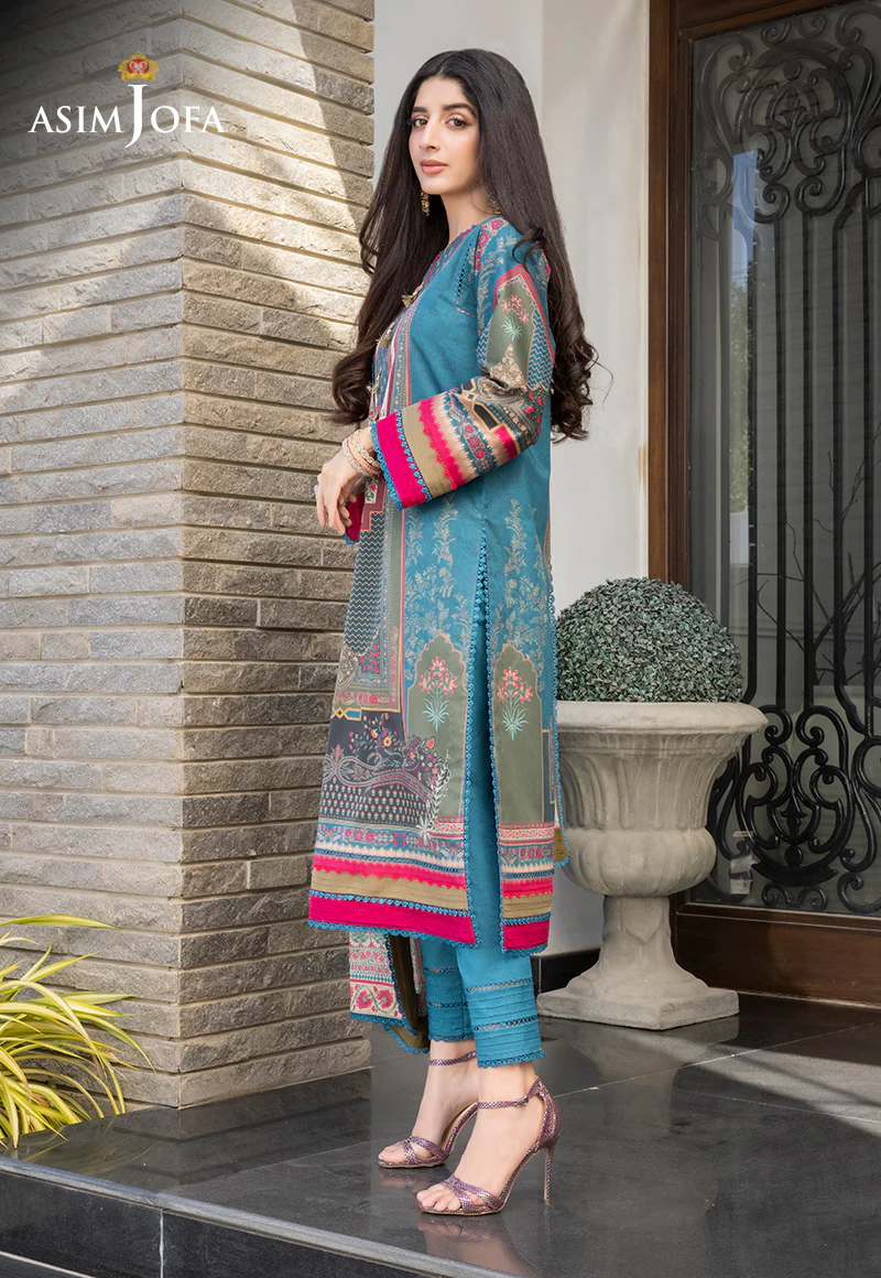 AJS-03 PRINTED LAWN 2 PCS - Image 5