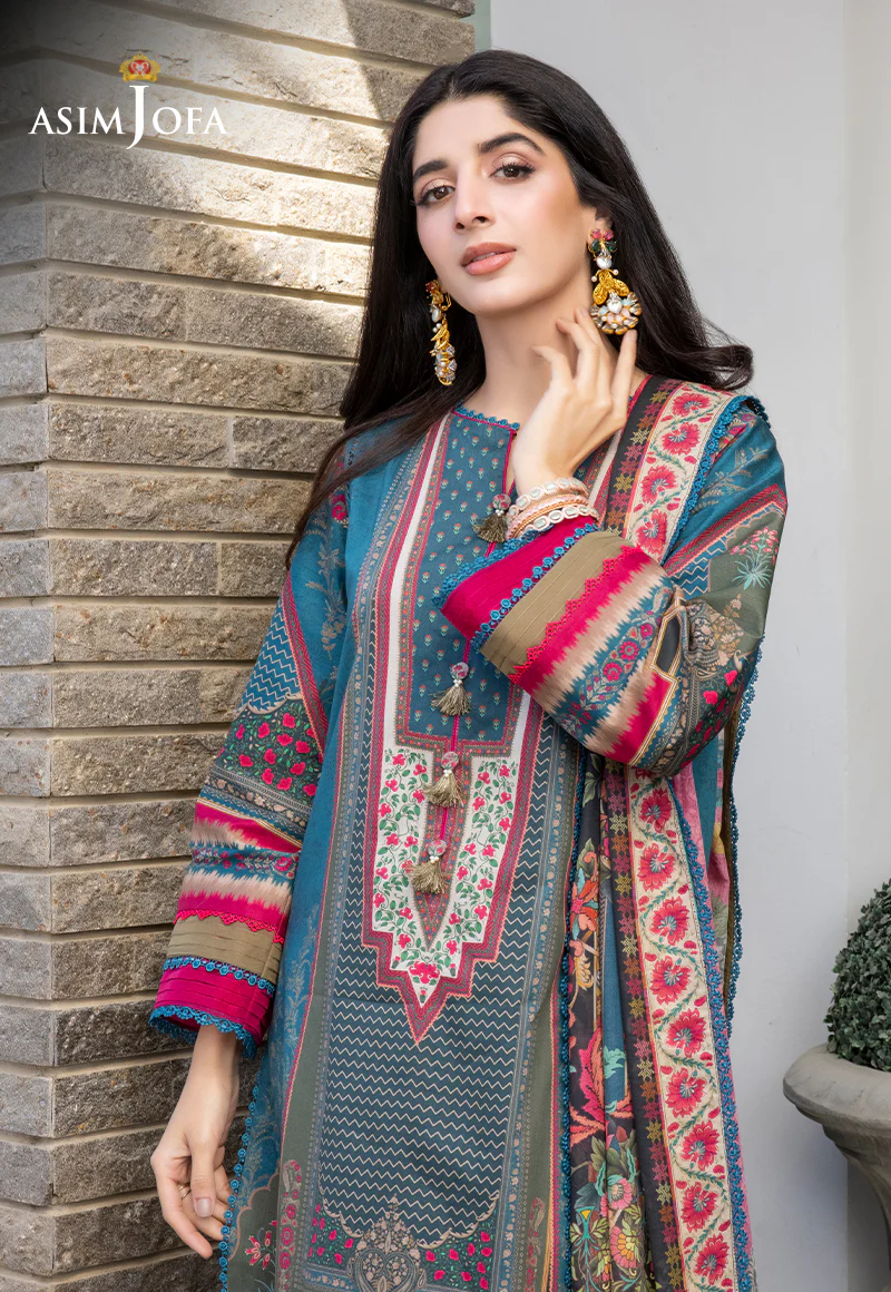 AJS-03 PRINTED LAWN 2 PCS - Image 6