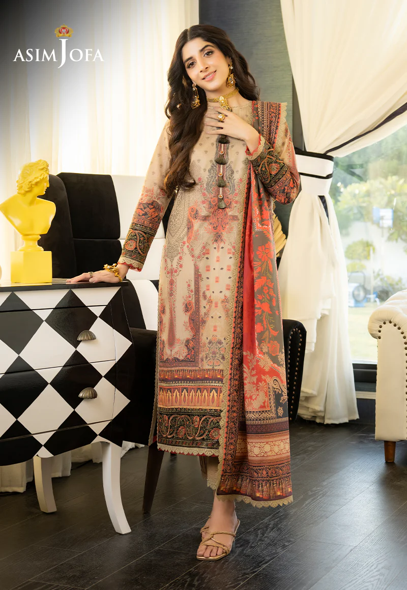 AJS-05 EMBROIDERED LAWN 2 PCS - Image 3